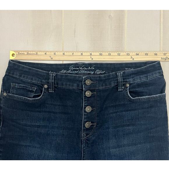 Gloria Vanderbilt Hi-rise Button Fly Bootcut Jeans Women’s Sz 14 Stretch - Picture 4 of 8